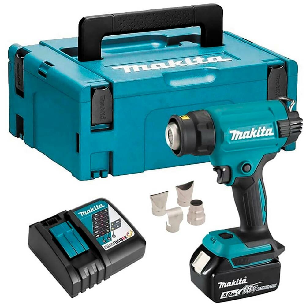 Фен строительный Makita DHG181RT1J - фотография № 9