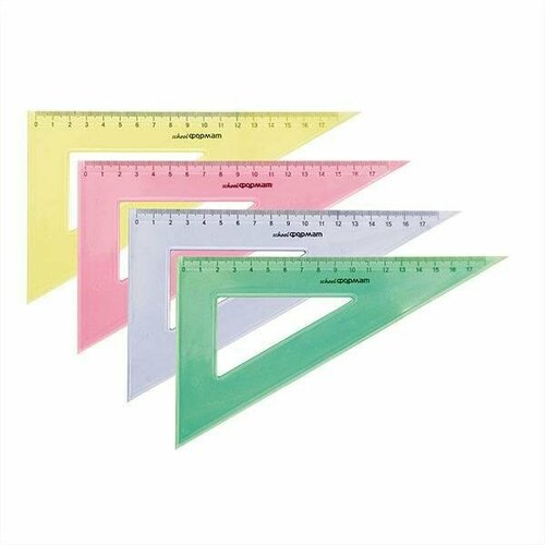 Треугольник 30°, 20см schoolформат, пластик треугольник 30° 12см schoolформат пластик 08 21 41