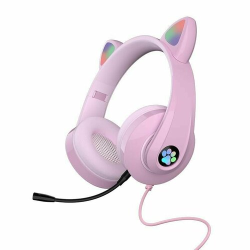 Наушники для ПК 35 ммUSB мятая упаковка KADUM G39 Розовые 106900₽