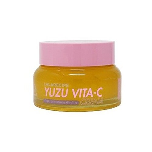 Крем-гель для выравнивания тона с экстрактом юдзу Lalarecipe Yuzu Vita C Cream brightening & Anti wrinkle, 50мл