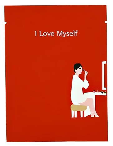 PACKAGE Маска I love myself выравнивающая тон кожи, 25 г, 25 мл