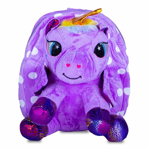 Рюкзак детский, дошкольный  Единорог( фиолетовый)