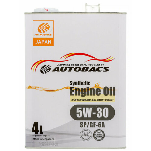 Autobacs 5W30 A00032428 Engine OIL SYNTHETIC API SP ILSAC GF-6A 4л