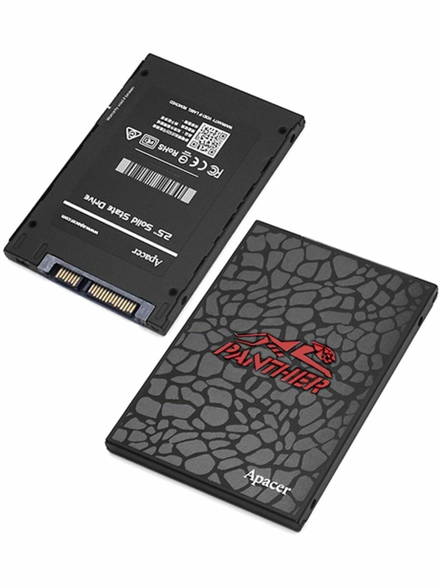 Накопитель SSD 2.5'' Apacer Panther AS350X ver. 2.0, SATA III, 3D TLC, 512 ГБ - фото №9