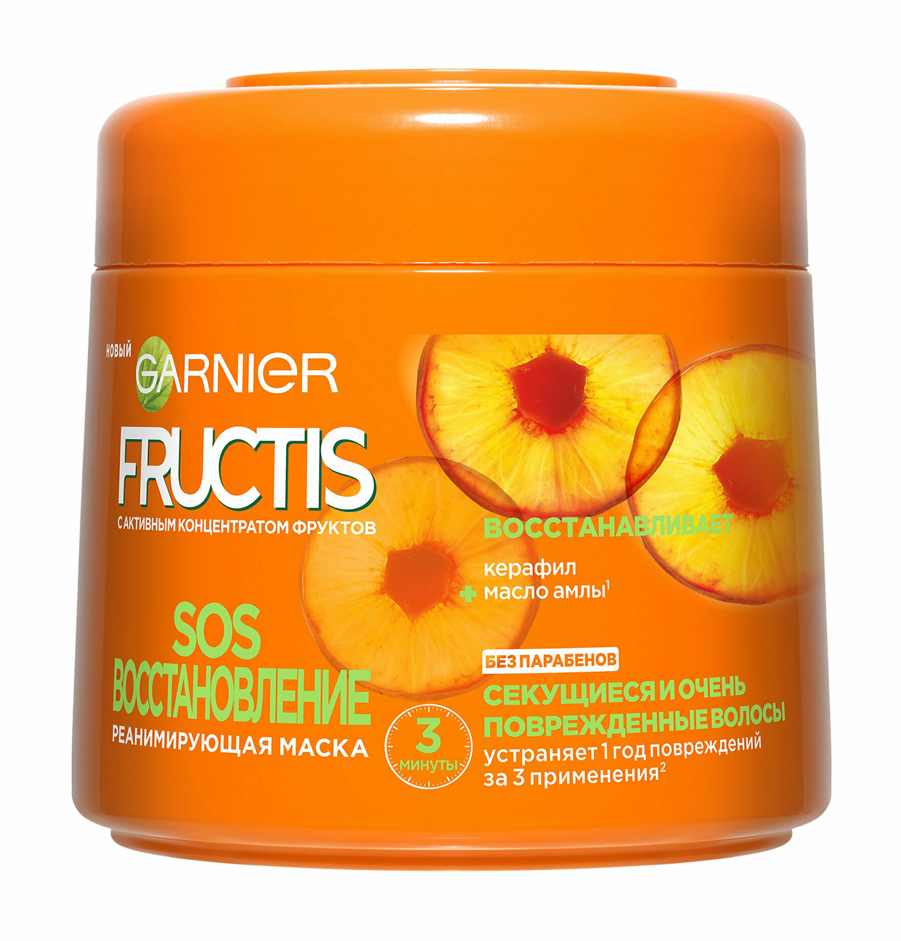 Маска для волос Garnier Fructis SOS-восстановление, для секущихся и очень поврежденных волос, 300 мл - фото №16