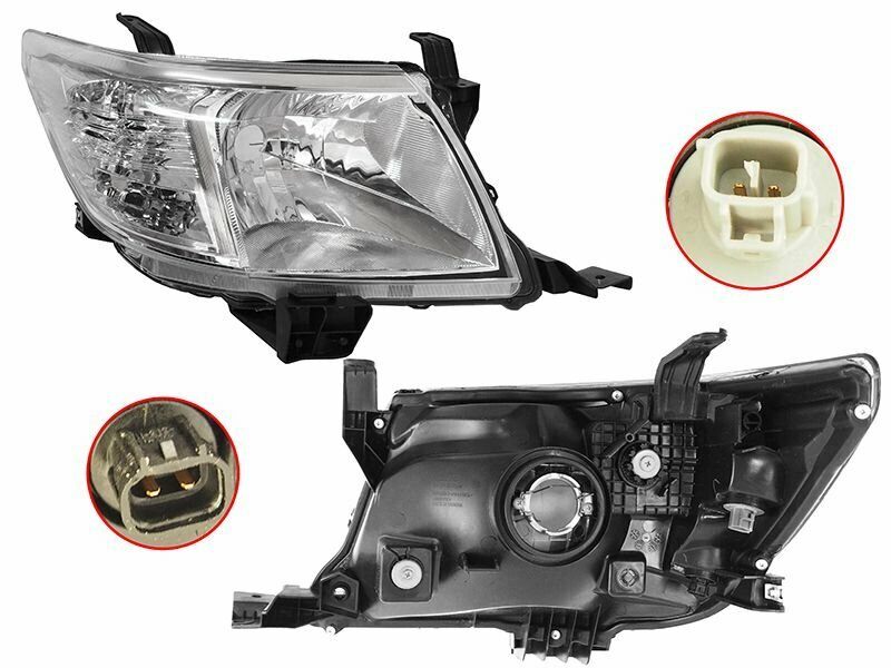 Фара Toyota Hilux Vigo 11-15 Rh Под Корректор Depo арт. 212-11T2R-LD-EM