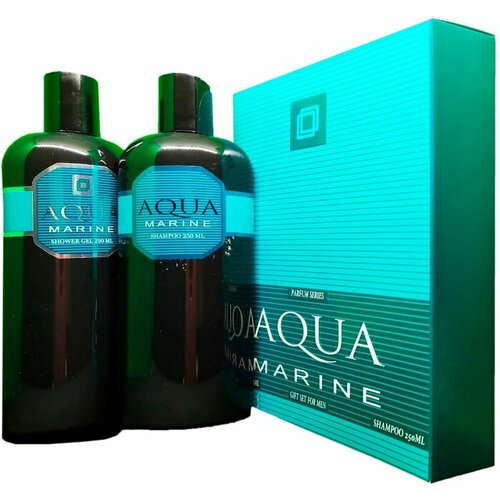 Подарочный набор Parfum Series Aqua Marine Гель для душа 250мл + Шампунь для волос 250мл для мужчин