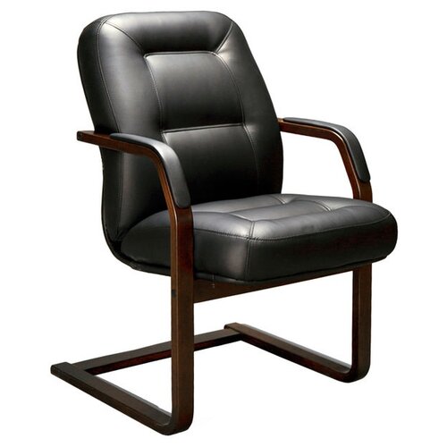Конференц-кресло Мирэй Групп Victoria C LX плюс, обивка: натуральная кожа, цвет: кожа черный