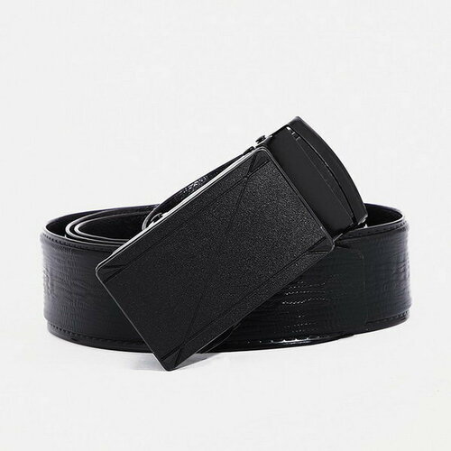 фото Ремень сима-ленд, размер 120, черный сима-лэнд