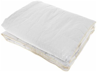 Одеяло легкое двуспальное (172х205) Серый гусиный пух категории экстра/Тик Афродита