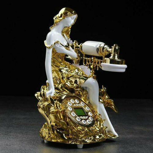 Ретро-телефон Девушка и лилия громкая связь 13826₽