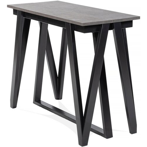 Раздвижной стол-консоль трансформер VECTOR W 2.4 хромикс бронза / черный