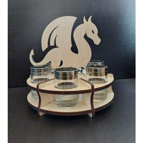 Минибар на 6 стопок