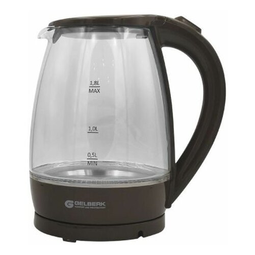 Чайник электрисеский GELBERK GL-470 18л 2000 Вт стеклошоколад 173700₽