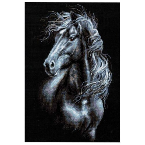 фото Риолис набор для вышивания "ветер в гриве" 30 x 45 см (1494)