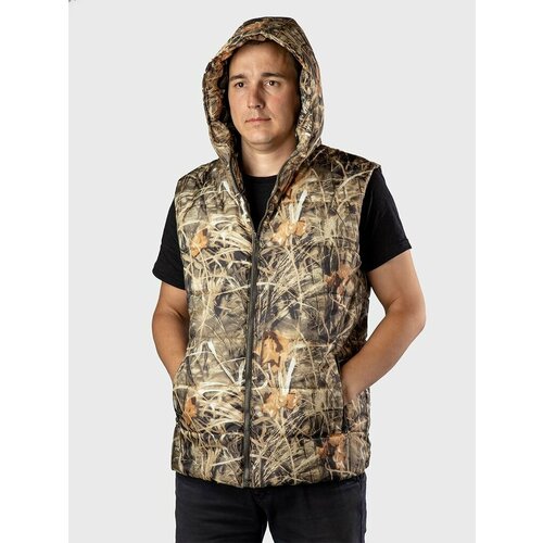 фото Жилет зонт, размер 66-68, зеленый, желтый