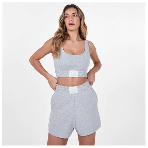 фото Топ укороченный женский everlast laurel grey - everlast - серый - 46-s