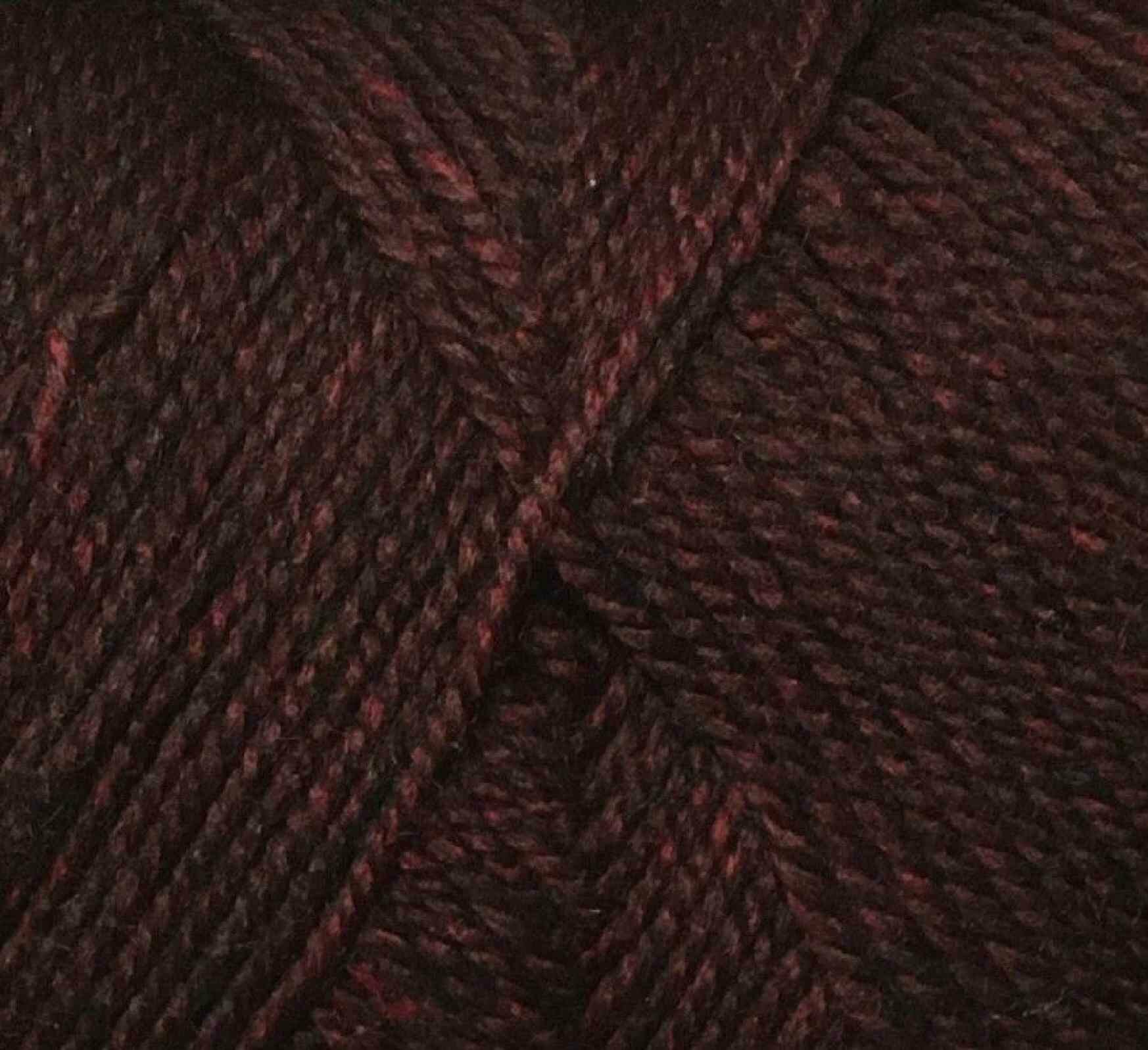 Пряжа Color City Yak wool бордово-коричневый меланж (906), 60%пух яка/20%мериносовая шерсть/20%акрил, 430м, 100г, 1шт