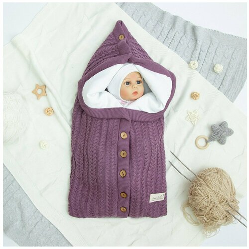 фото Конверт-одеяло amarobaby pure love snap, 75 см, розовый