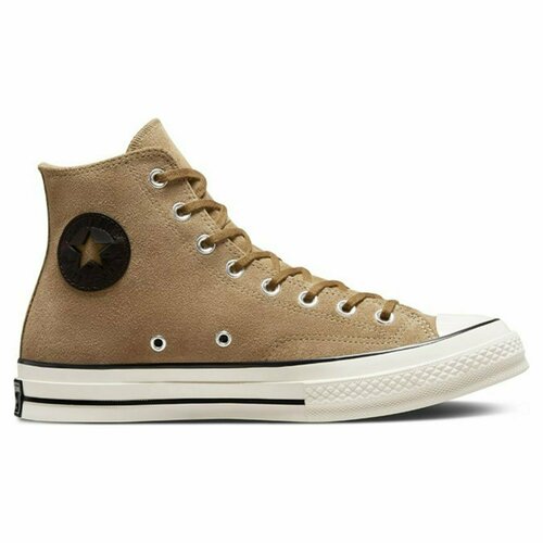 Кеды Converse Chuck Taylor 70 Chuck Taylor 70 A01457, демисезон/лето, повседневные, натуральная замша, высокие, размер 42.5 EU, бежевый