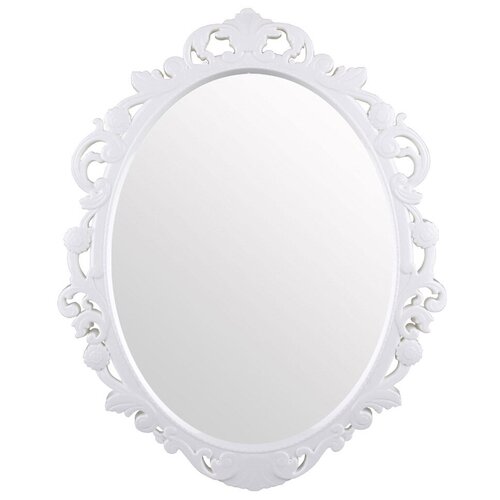 Зеркало настенное Альтернатива Ажур, 50 x 39 x 2,5 см, белое