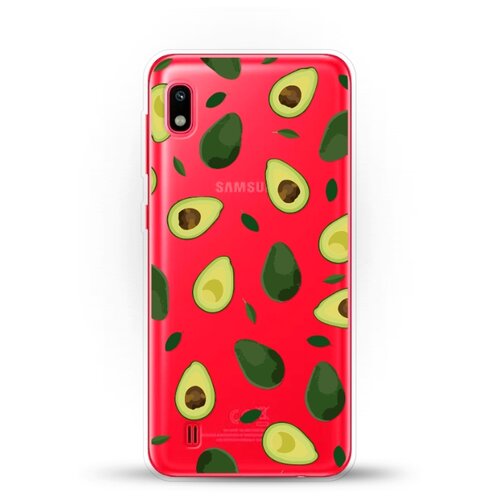 фото Силиконовый чехол узор из авокадо на samsung galaxy a10 andy & paul