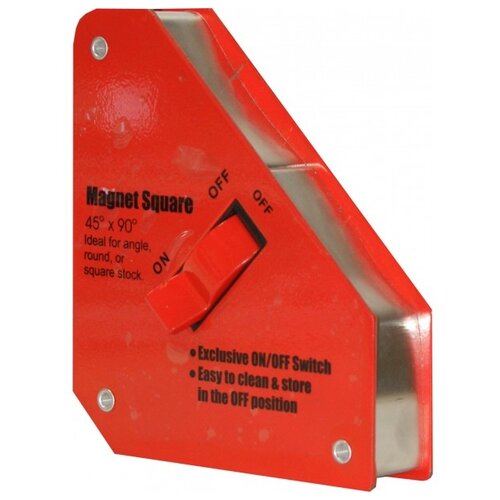 Магнитный угольник РУСЭЛКОМ 55 LBS/SM1606 (on/off) красный магнитный фиксатор 75 lbs on off отключаемый