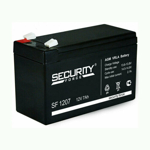 EctoControl Усиленный аккумулятор 12В 7 Ач 1825₽