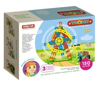 Конструктор "Техно" (Мельница 150д.) в кор.