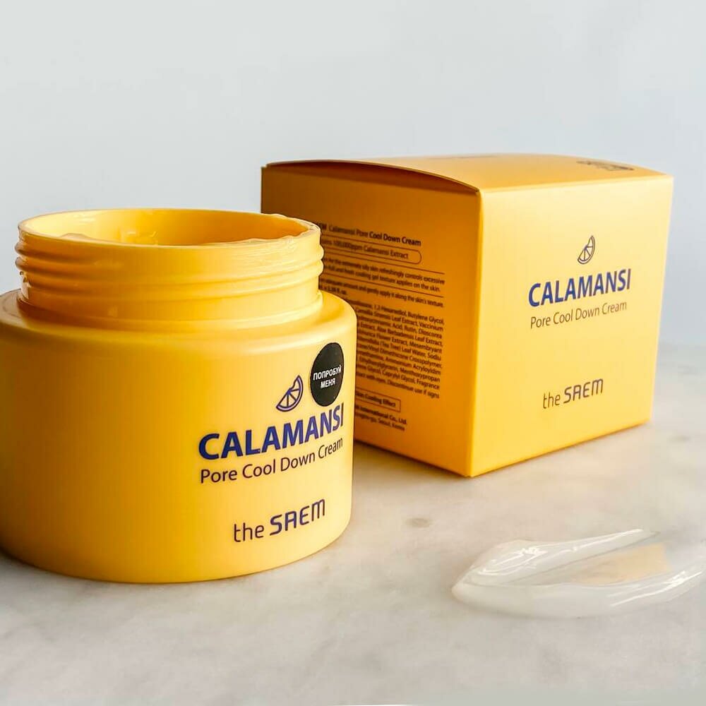 The Saem Calamansi Pore Cool Down Cream Крем для лица поросужающий, 100 мл