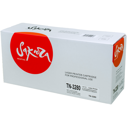 Картридж Sakura TN3280, 8000 стр, черный картридж для лазерного принтера brother tn910m