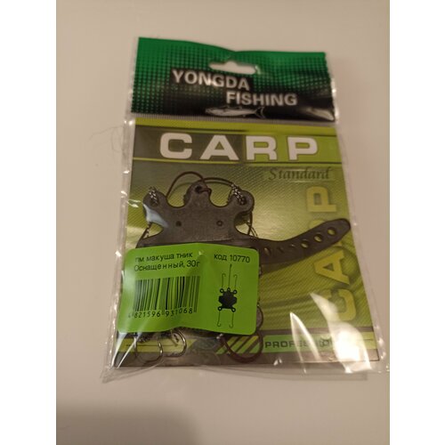 Макушатник оснащённый 30г оснастка донная для рыбалки жмыховка