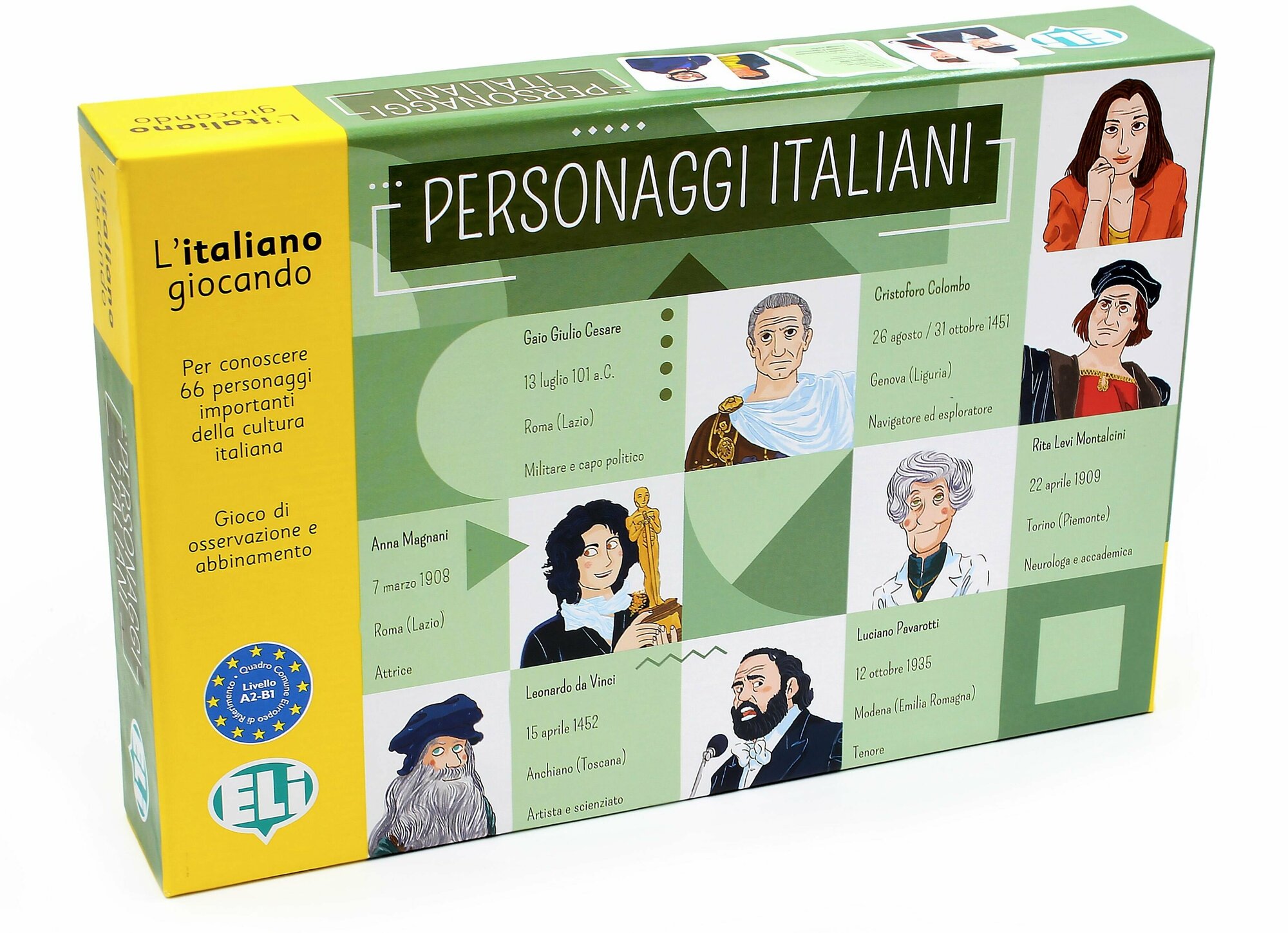 PERSONAGGI ITALIANI (A2-B1) / Обучающая игра на итальянском языке "Знаменитые итальянцы"
