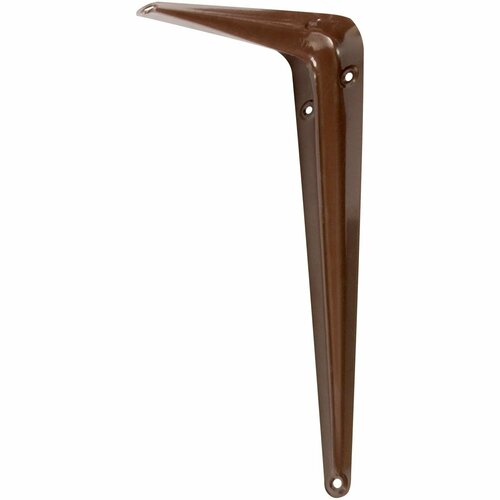 Кронштейн для полок 25x20 см 2шт полкодержатель, консоль, для стола, Коричневый