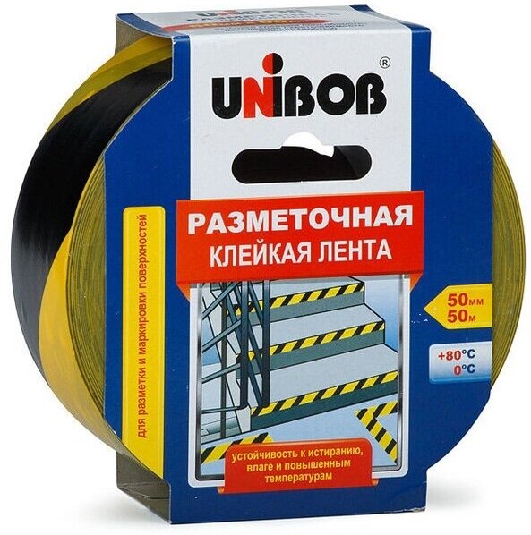 Клейкая лента разметочная UNIBOB - фото №5