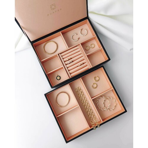 Органайзер для украшений и часов SHAPES. Планшет для ювелирных изделий. Шкатулка для хранения