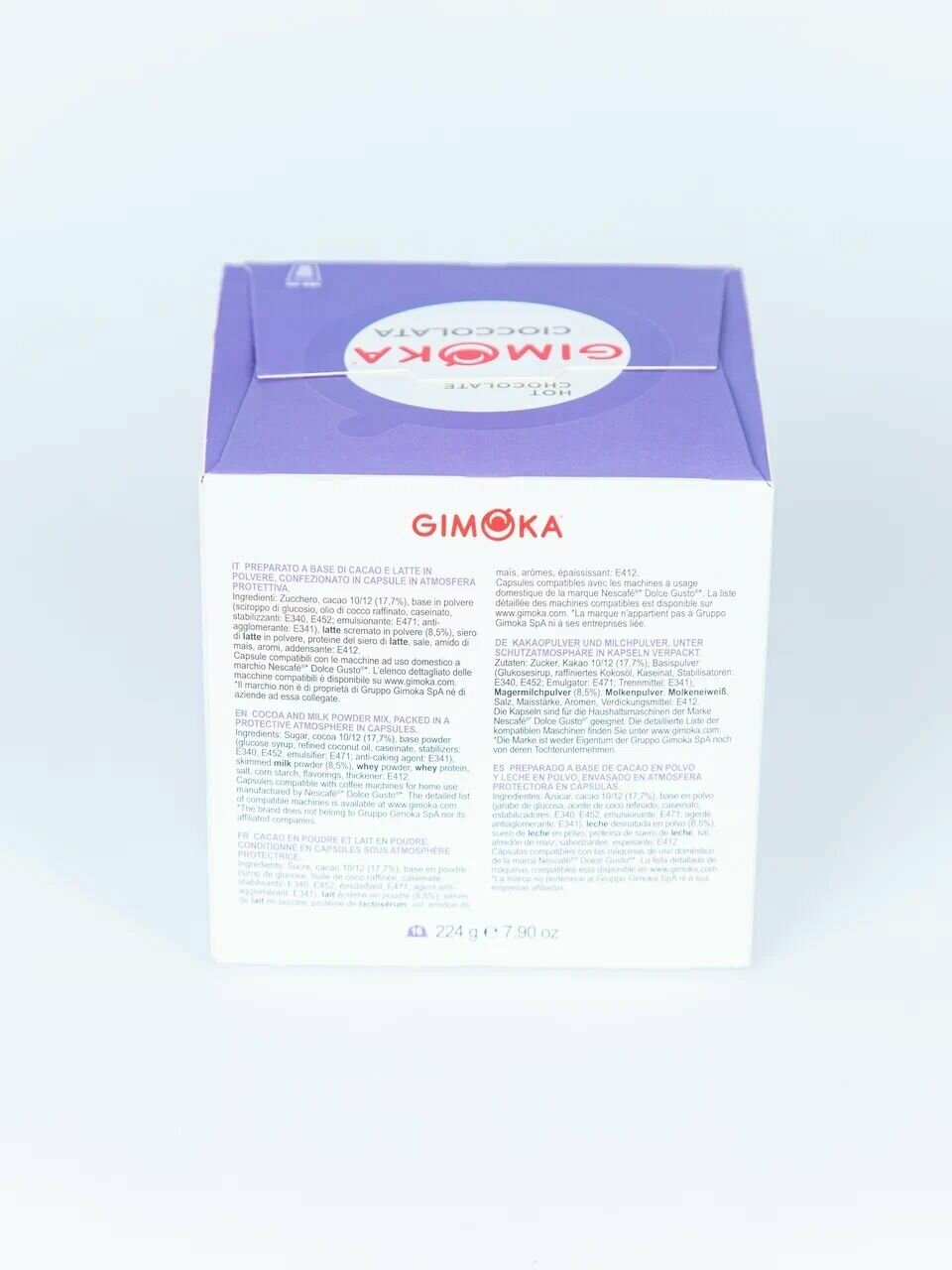Капсулы Gimoka Cioccolata (Горячий шоколад), формат Dolce Gusto, 3 упаковки по 10 капсул - фотография № 4