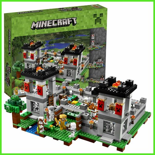 Конструктор LX Майнкрафт Minecraft Крепость Стива, 984 деталей совместим с лего