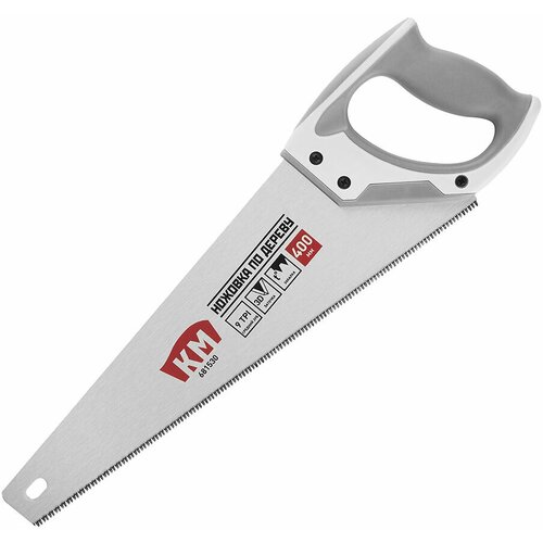 Ножовка по дереву КМ 400 мм 9 зуб/дюйм средний зуб