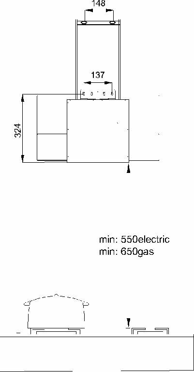 Наклонная вытяжка Kanzler D 536 W, белый - фотография № 10