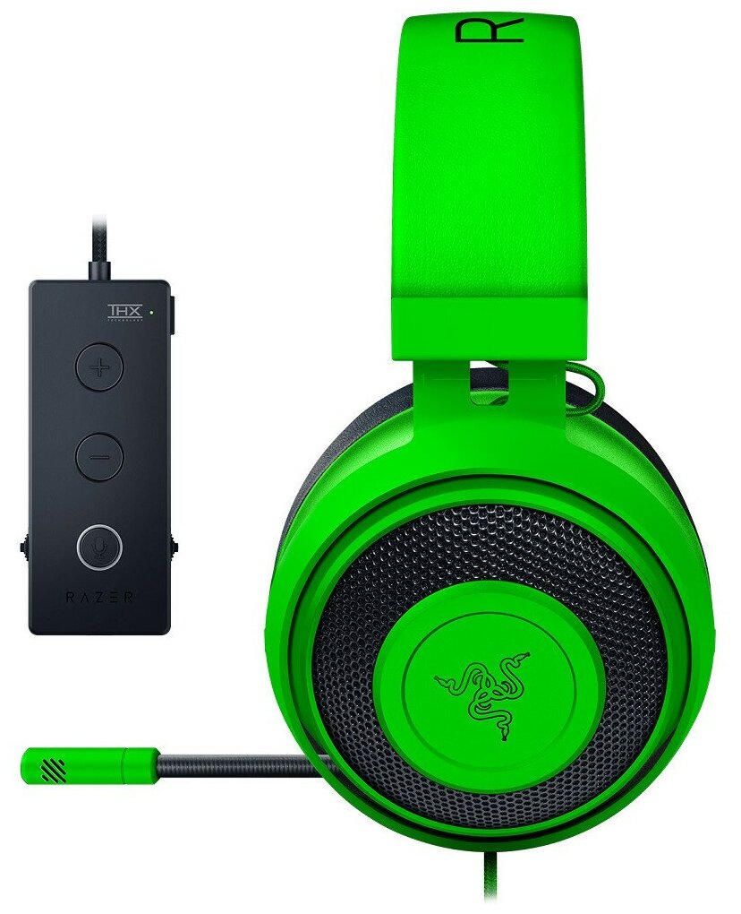 Гарнитура игровая RAZER Kraken Tournament, для компьютера, мониторные, черный [rz04-02051000-r3m1]