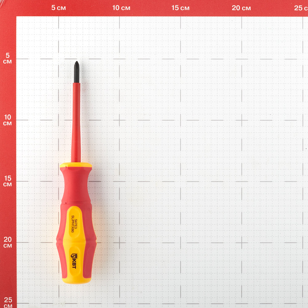 Отвертка прямой / крестообразный наконечник КВТ 79776 - фотография № 14