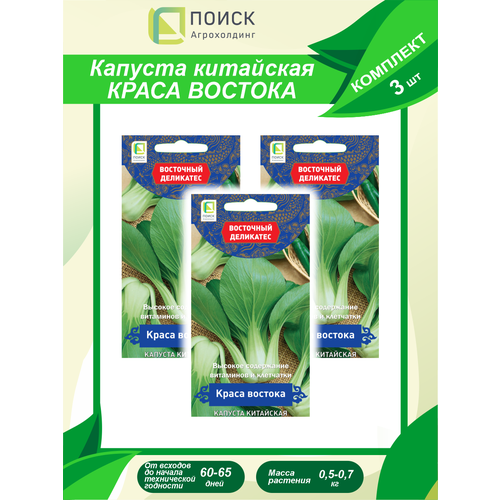 Комплект семян Капуста китайская Краса востока х 3 шт. слива китайская сувенир востока 1 шт