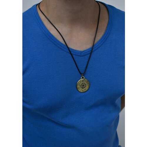 фото Подвеска на шею / цепочка с монетой / денежный амулет / мужская / женская / талисман на удачу планета разнообразия