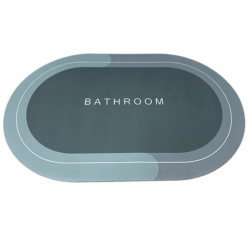 Коврик в ванную / размер: 59.5*40 см / зеленый