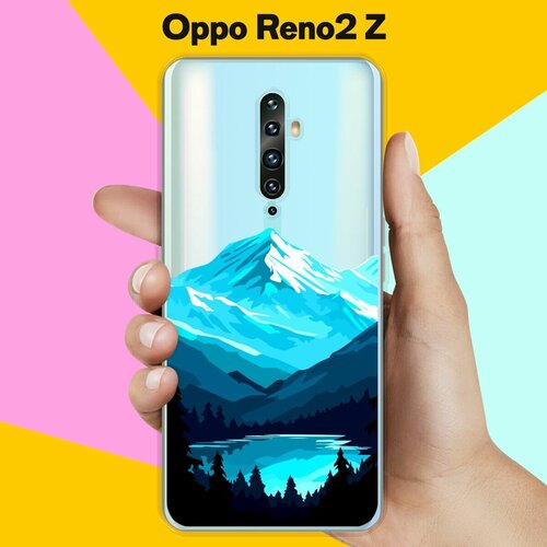 Силиконовый чехол на Oppo Reno2 Z Горное Озеро / для Оппо Рено 2 Зет чехол книжка mypads для oppo reno2 z оппо рено 2z мягкое прикосновение фиолетовый