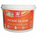 TIKKURILA FACADE SILICON краска акриловая для фасадов и цоколей, VVA (9л) - изображение