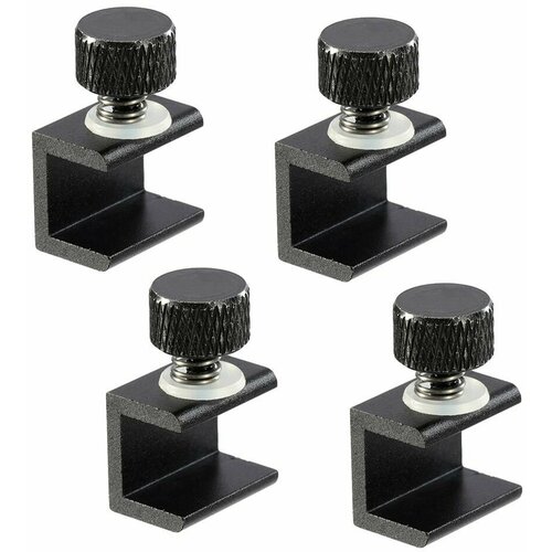 Держатель (зажим, крепление, клипса) регулируемый для стекла нагревательного стола 3D принтера (комплект 4шт)