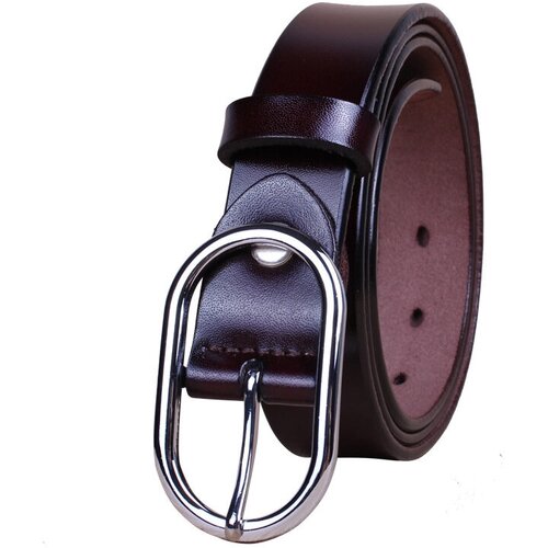 фото Ремень cityfox, натуральная кожа, металл, размер 42-44, длина 109 см., красный