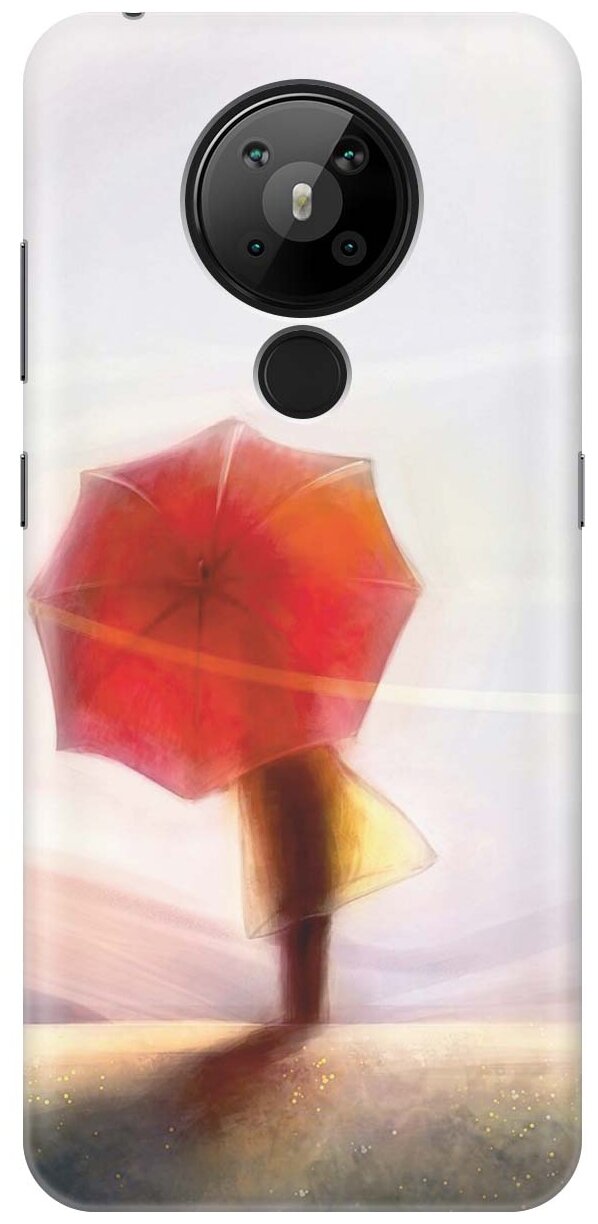 RE: PA Чехол - накладка ArtColor для Nokia 5.3 с принтом "Красный зонтик"